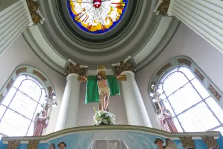 Vitral Espiritu Santo Mision Guadalupe